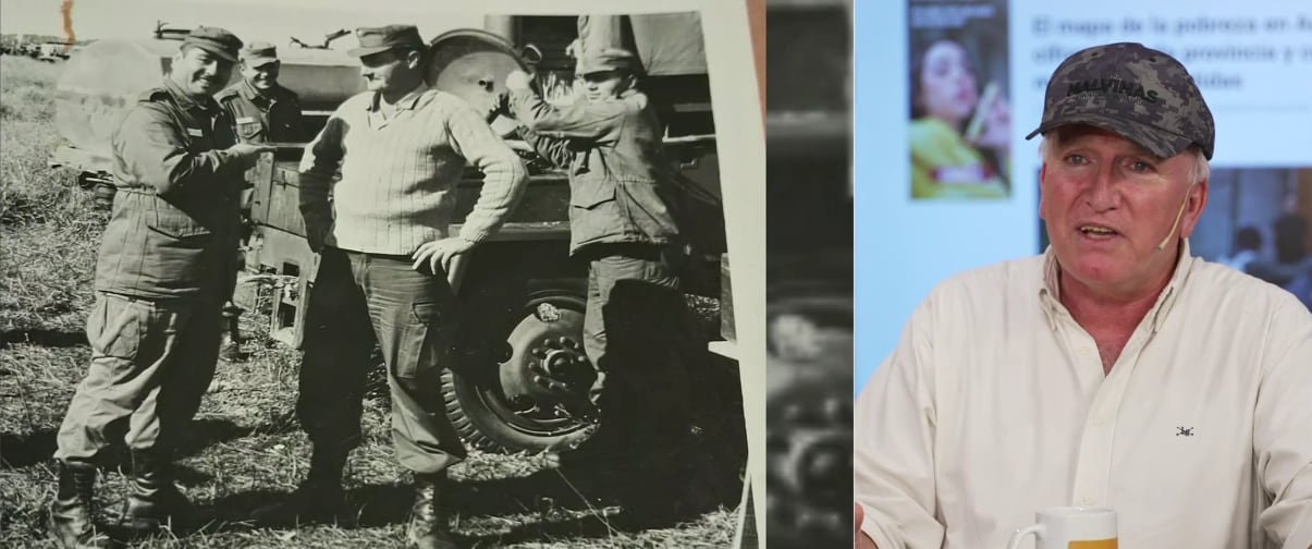 La cocina de campaña fue clave para la resistencia, pese a que sufrieron la pérdida del cocinero Edgar Ochoa, caído en combate (Infobae en Vivo)