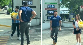 La emotiva escena en la