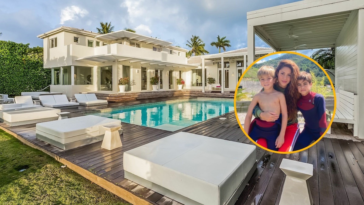 Shakira hoàn tất những chi tiết cuối cùng tại biệt thự ở Miami trước khi chuyển đi - Infobae