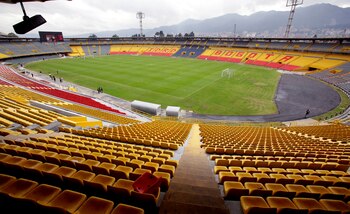 Vista del estadio de fútbol