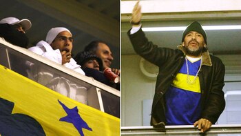 Carlos Tevez y Diego Armando