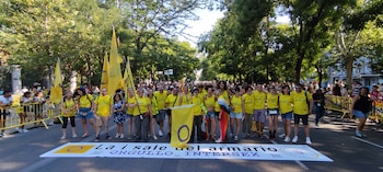 Personas intersex en una manifestación.