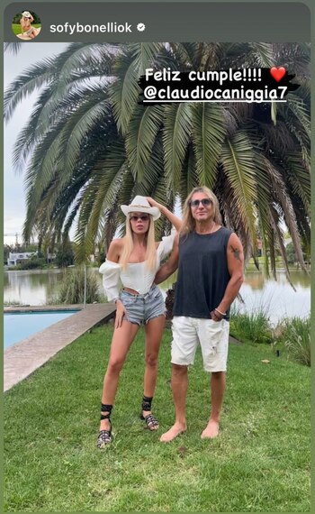 La imagen compartida por Sofia