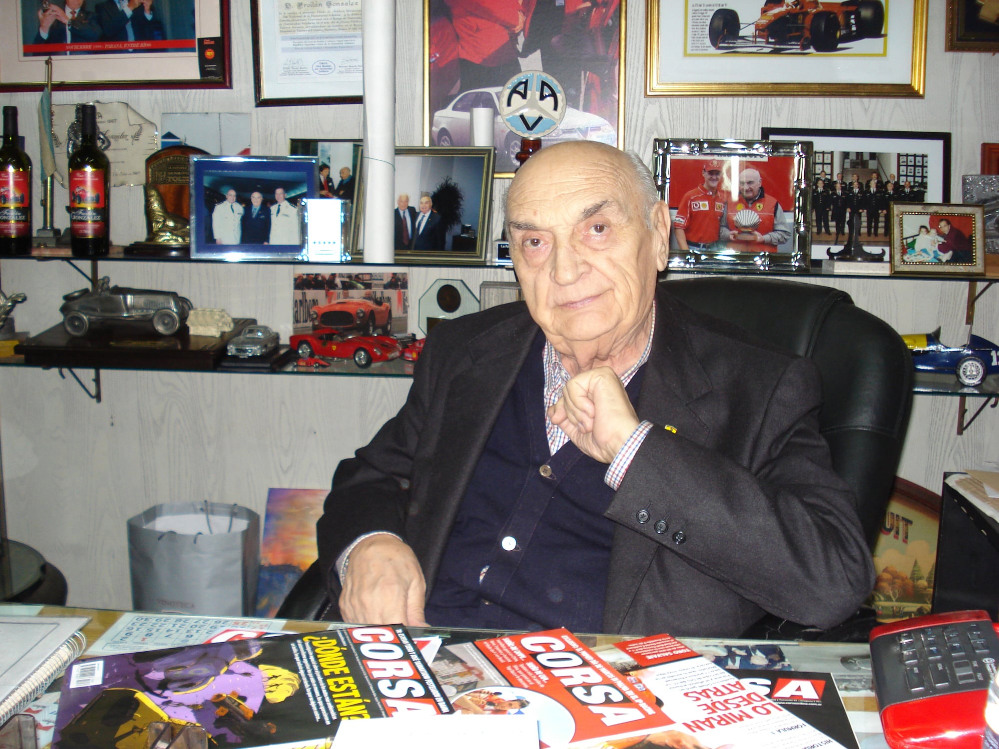 Froilán en su oficina en 2011 (Archivo CORSA).