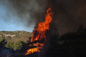 Tras declararse este gran fuego