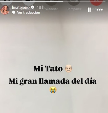 Lina Tejeiro presumió que su