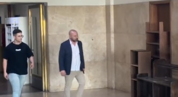 Diego Spagnuolo durante su indagatoria