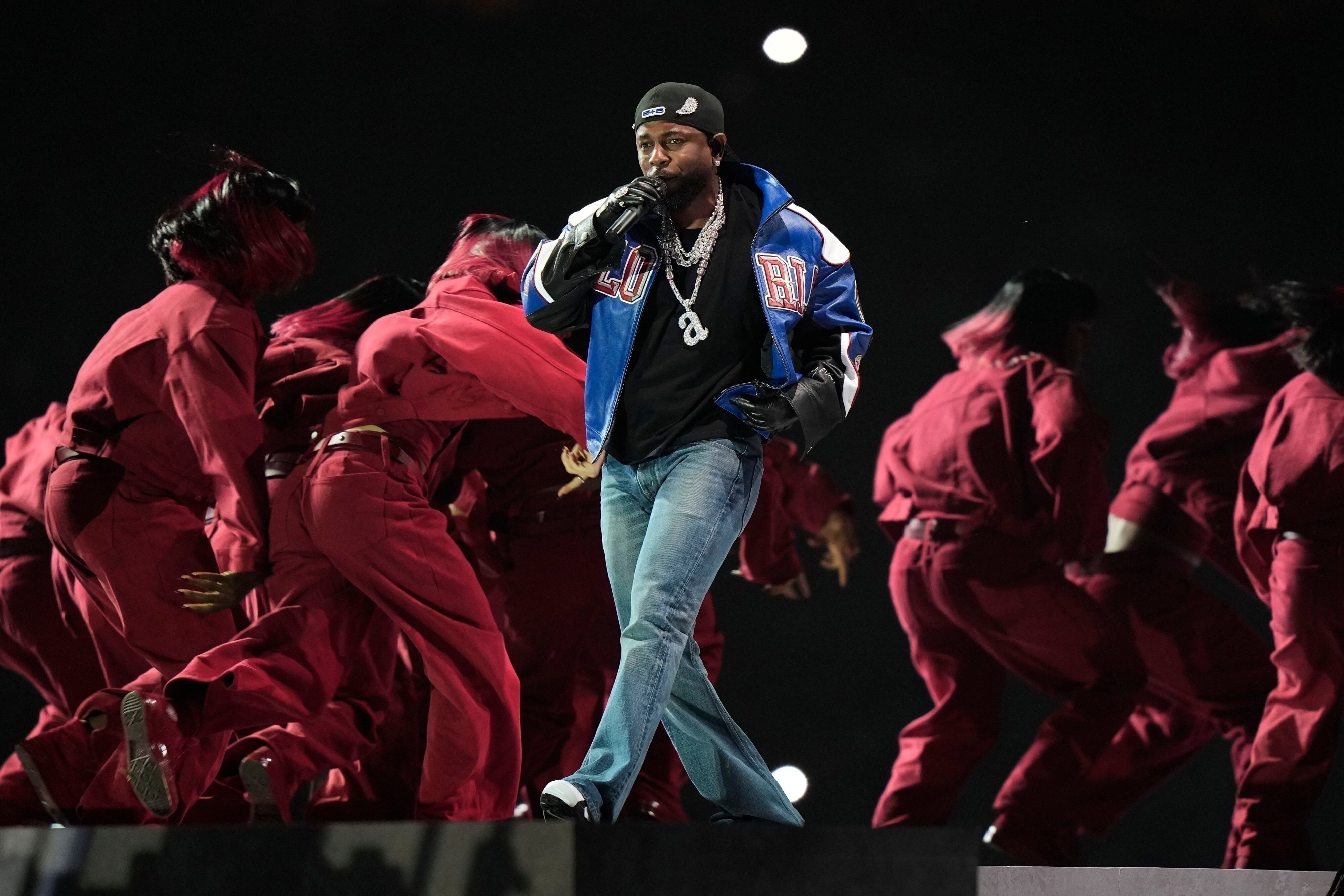 Kendrick Lamar se llevó tres premios Grammy. (Foto AP/Frank Franklin II)