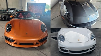 Confiscan 39 autos de lujo en una agencia de Puebla tras cateos por la detención de "El Amarillo", líder criminal vinculado a "Los Rusos". Marina