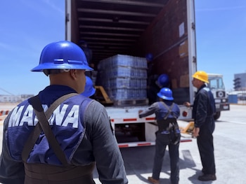 La Secretaría de Marina encabezó el operativo logístico para el envío de ayuda humanitaria a Venezuela.