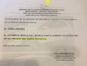 El polémica acta que indica