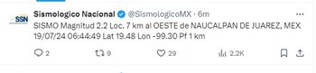 (X @SismologicoMX)