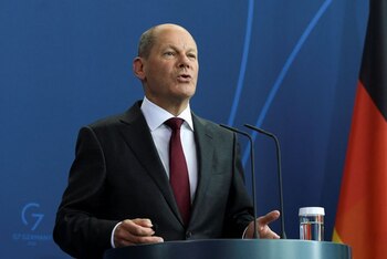 El canciller alemán Olaf Scholz