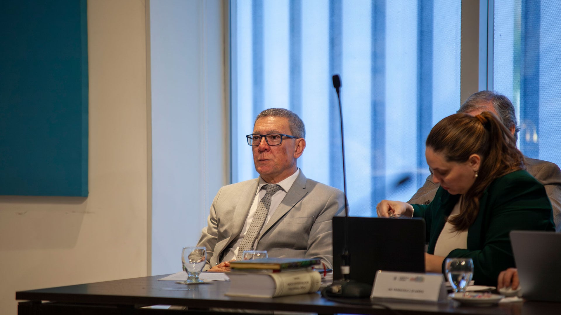 Javier Di Santo durante la audiencia de este miércoles