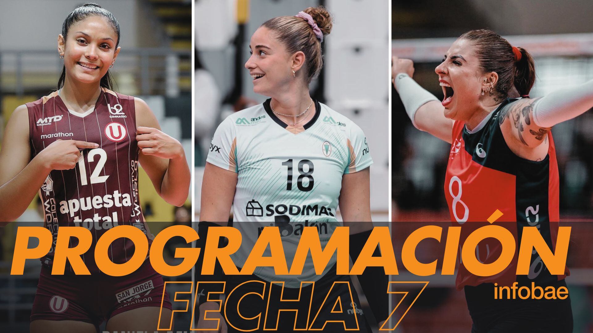 Programación de la fecha 7 de la Fase 1 de la Liga Peruana de Vóley 2025/26