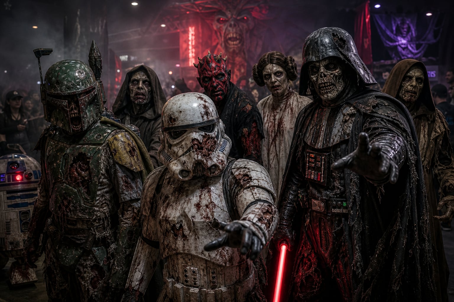 La propuesta promete Stormtroopers poseídos, Siths nocturnos y un cruce directo entre la saga galáctica y el género de terror. (Imagen Ilustrativa Infobae)