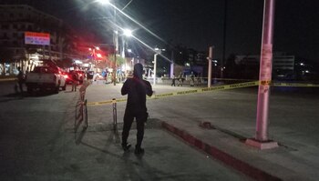 Los restos humanos fueron abandonados