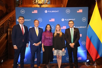 Fulbright celebró sus 80 años y los 70 del acuerdo binacional con Colombia en la Embajada en Washington
