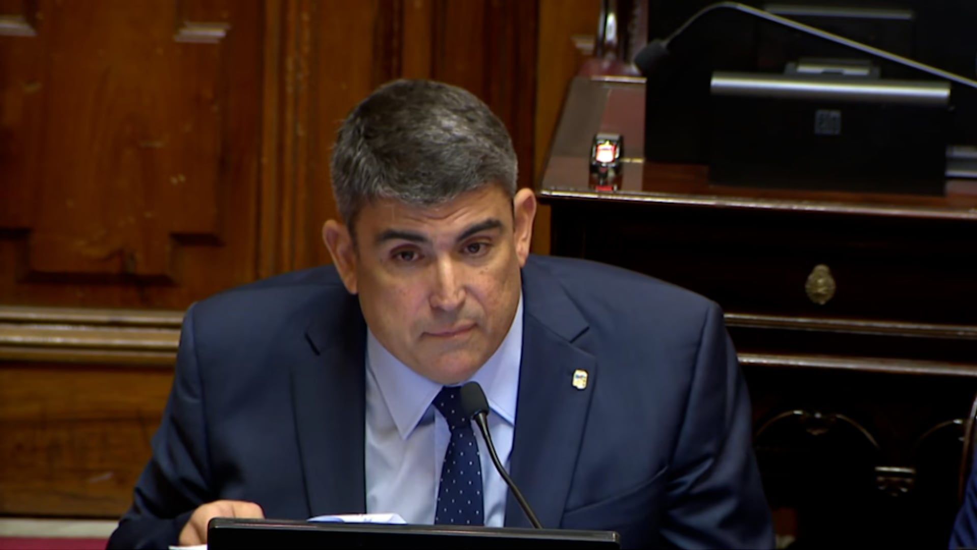 El senador justicialista Daniel Bensusán