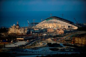 The main Olympic Stadium, the