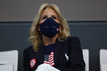 Jill Biden durante un evento