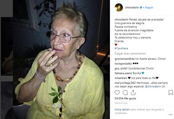 "Reneé, abuela de avanzada. Una