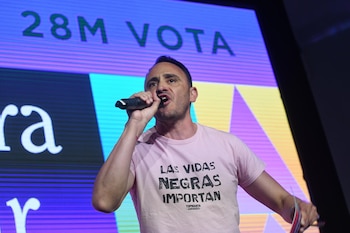 El candidato de Podemos a