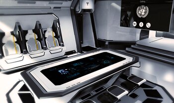 El interior luce como una