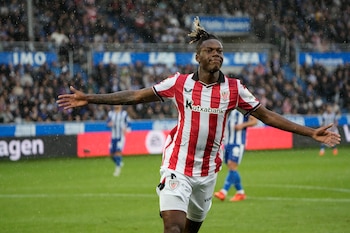 El delantero del Athletic Nico Williams (EFE/Adrián Ruiz Hierro)