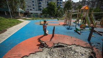 Estaciones de metro ucranianas se