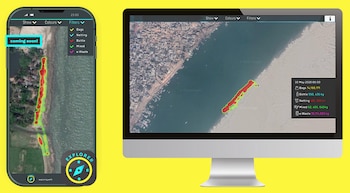 Los drones rastrean la presencia