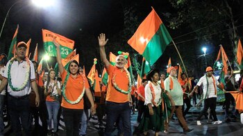 Carlos Mesa, candidato a presidente