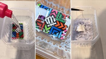 Primero disolvió toda la tarjeta