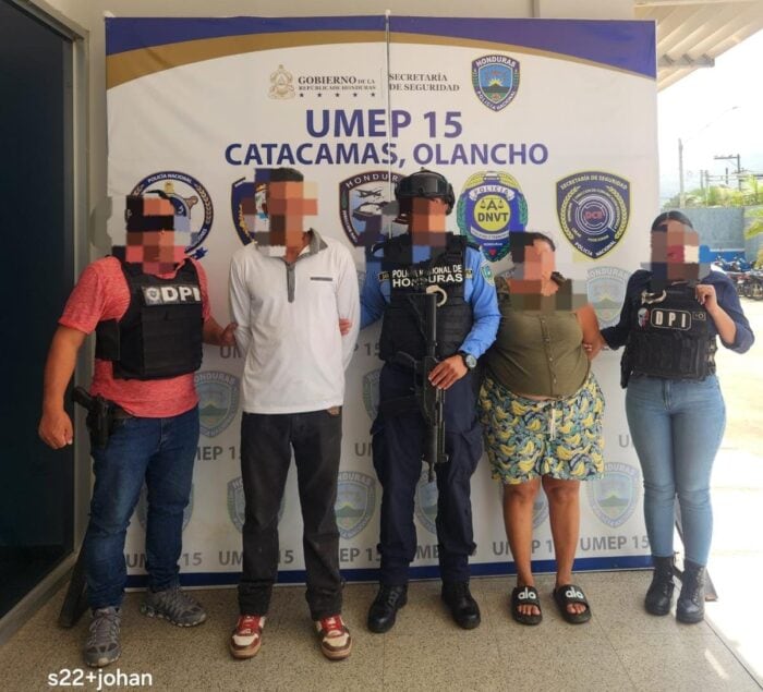 Honduras: La DPI detuvo en Catacamas a dos padres por trata y explotación sexual de sus hijas