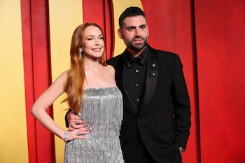 Lohan y Shammas celebraron su