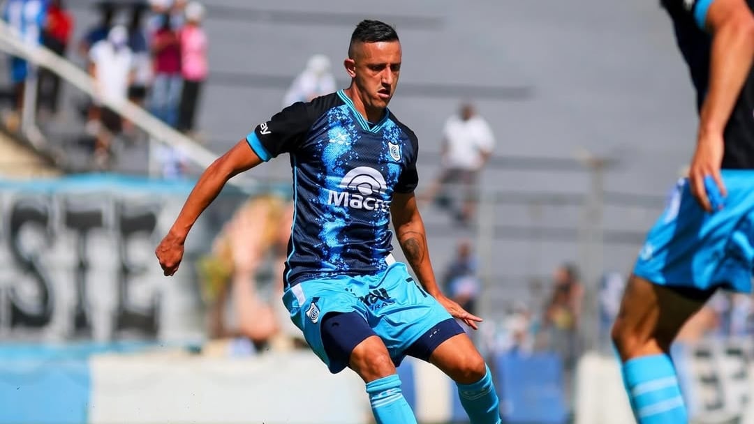 Endrizzi fue titular durante ocho partidos en la presente temporada de Gimnasia y Esgrima de Jujuy (Instagram: @oficialgyejujuy)