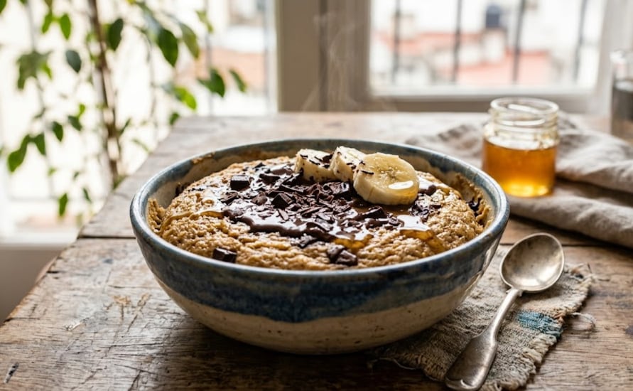 Las avellanas trituradas en el desayuno dulce proporcionan grasas saludables y fibra, sumando valor nutricional a la receta matinal (Imagen Ilustrativa Infobae)