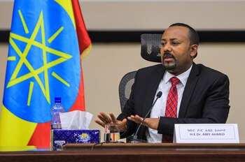 El primer ministro, Abiy Ahmed,