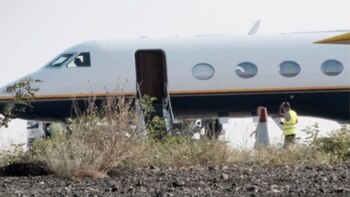 Este es el avión del