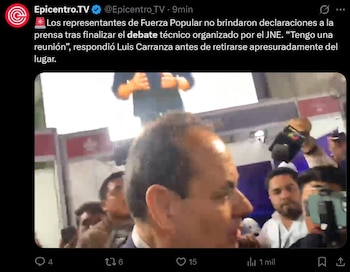 Memes invaden X tras enfrentamiento entre Rosangella Barbarán y Ernesto Zunini. Captura: x.