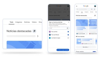 Google - noticias - Fuentes Preferidas - tecnología - 30 de abril