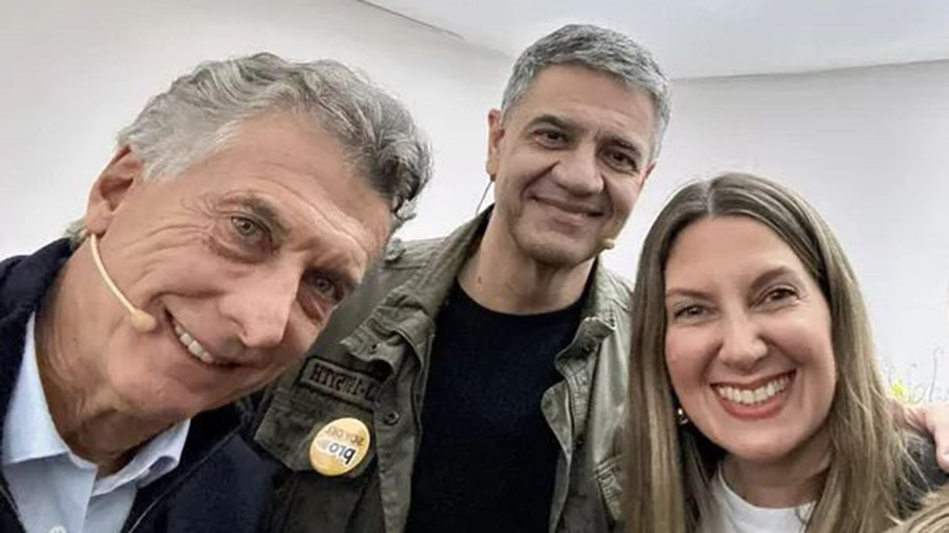 Lospennato, junto a Mauricio y Jorge Macri