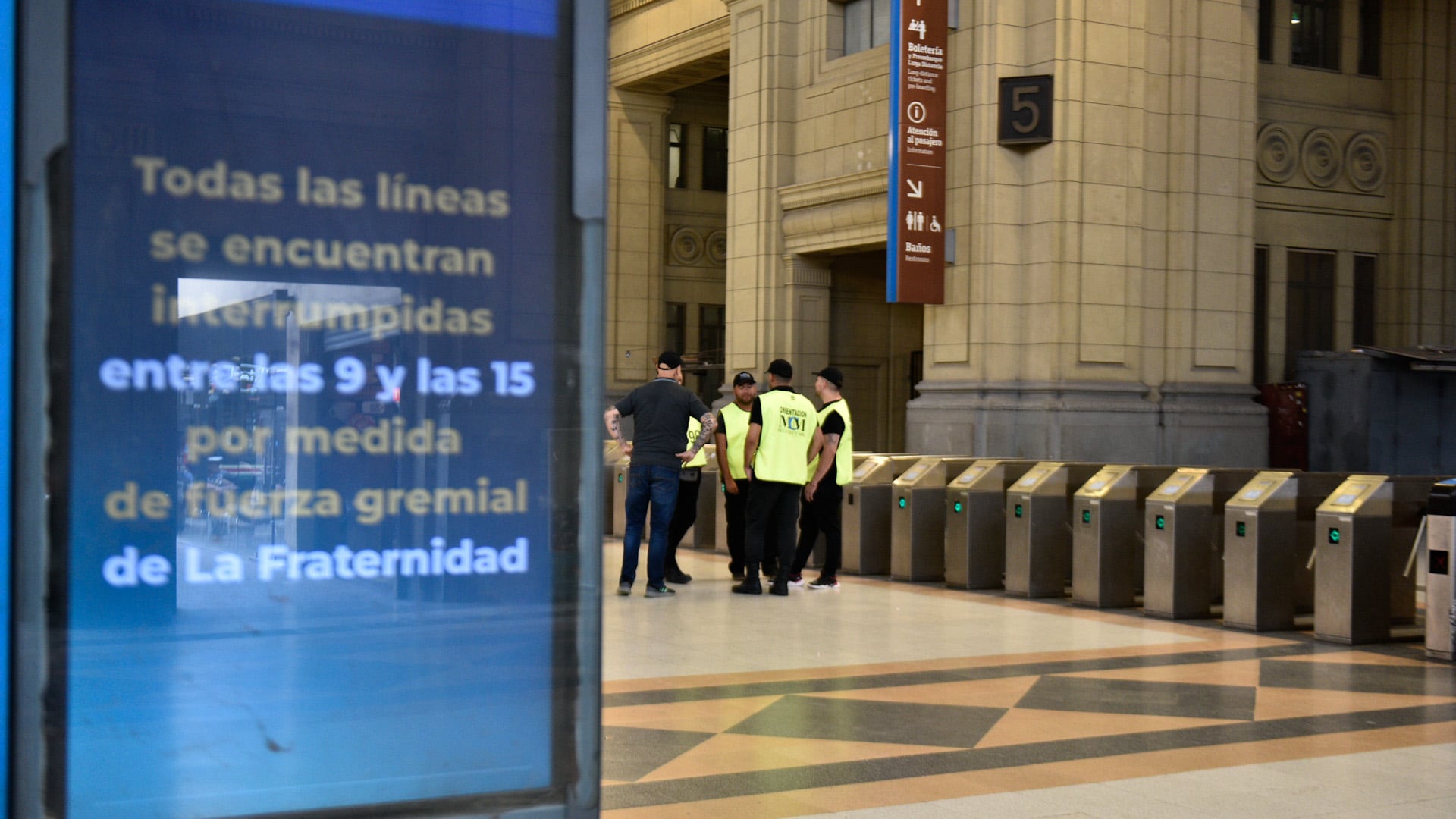 El Gobierno responsabilizó a La Fraternidad desde las carteleras por un paro de trenes del año pasado (Foto: Adrián Escandar)