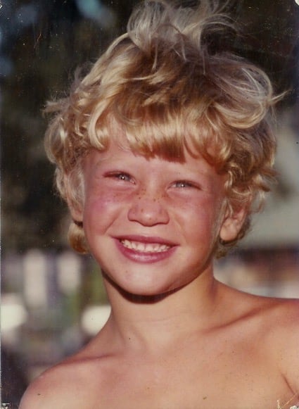 Emilio Insolera durante su infancia