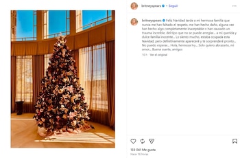 La cantante compartió un mensaje