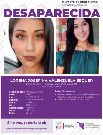 Los familiares de la mujer