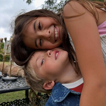 El tierno abrazo entre Rufina