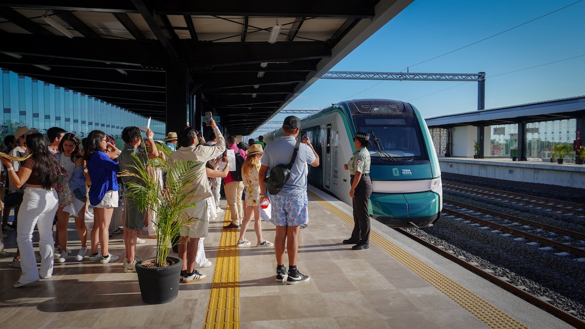 El Tren Maya no llegó a la meta de número de pasajeros transportados en 1 año de operaciones - Infobae