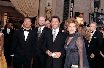 Adrián Suar junto a Campanella,