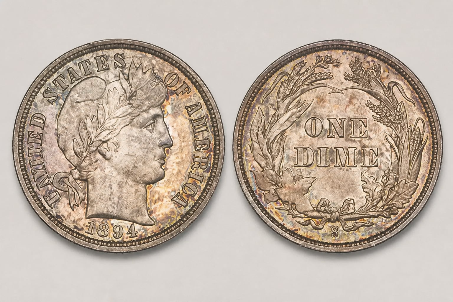 La moneda de 10 centavos 1894-S se vendió por USD 1.250.500 en una subasta de Stack’s Bowers Galleries el 1 de septiembre. (Imagen Ilustrativa Infobae)